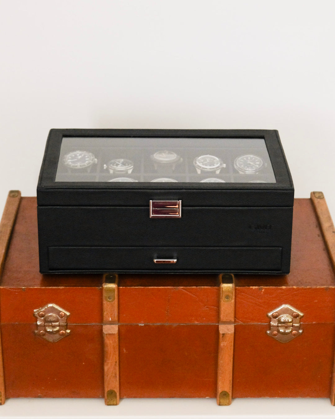 Jean Uhrenbox 10 Fächer + Schublade