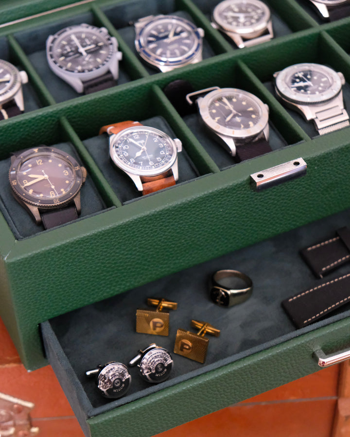 Jean Uhrenbox 10 Fächer + Schublade