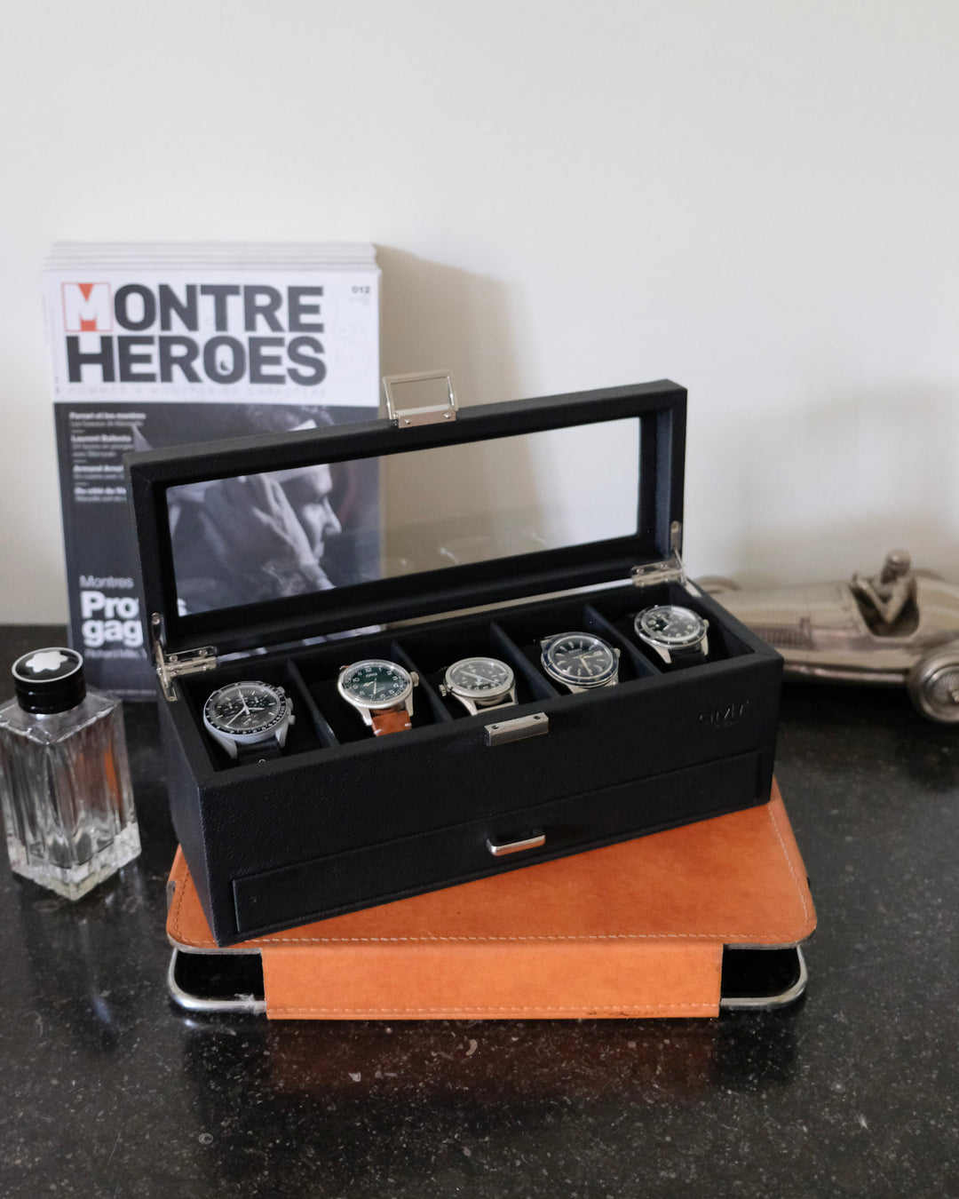 Jean Uhrenbox 5 Fächer + Schublade