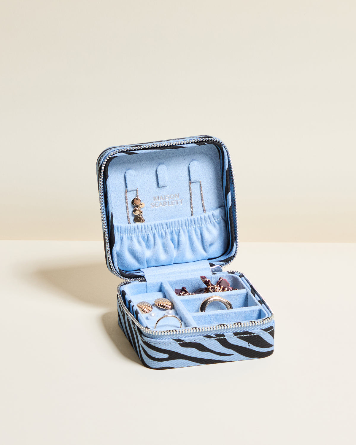 Reiseschmuckschatulle Corinne Zebra