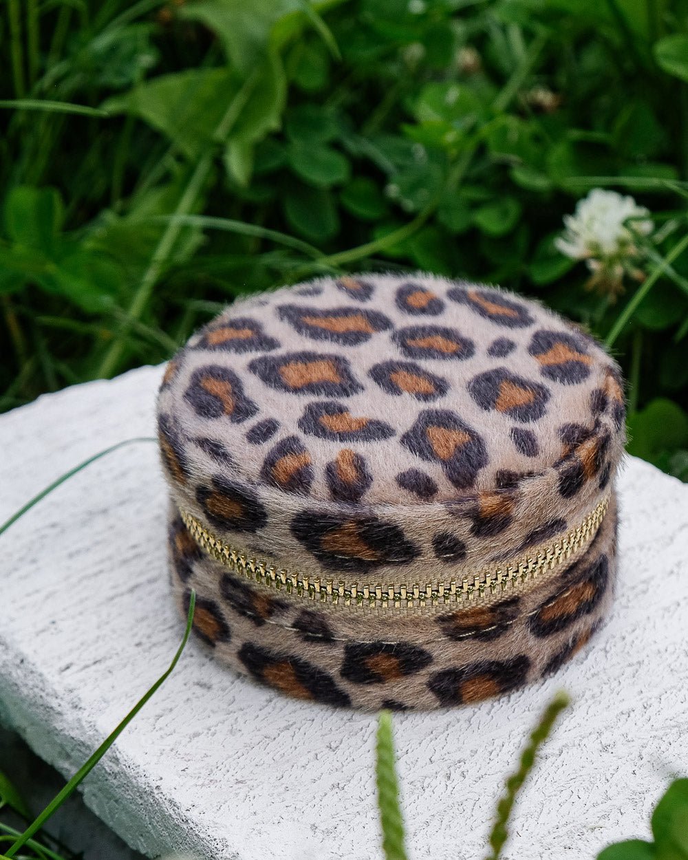Yvonne Leopard Reise-Schmuckkästchen