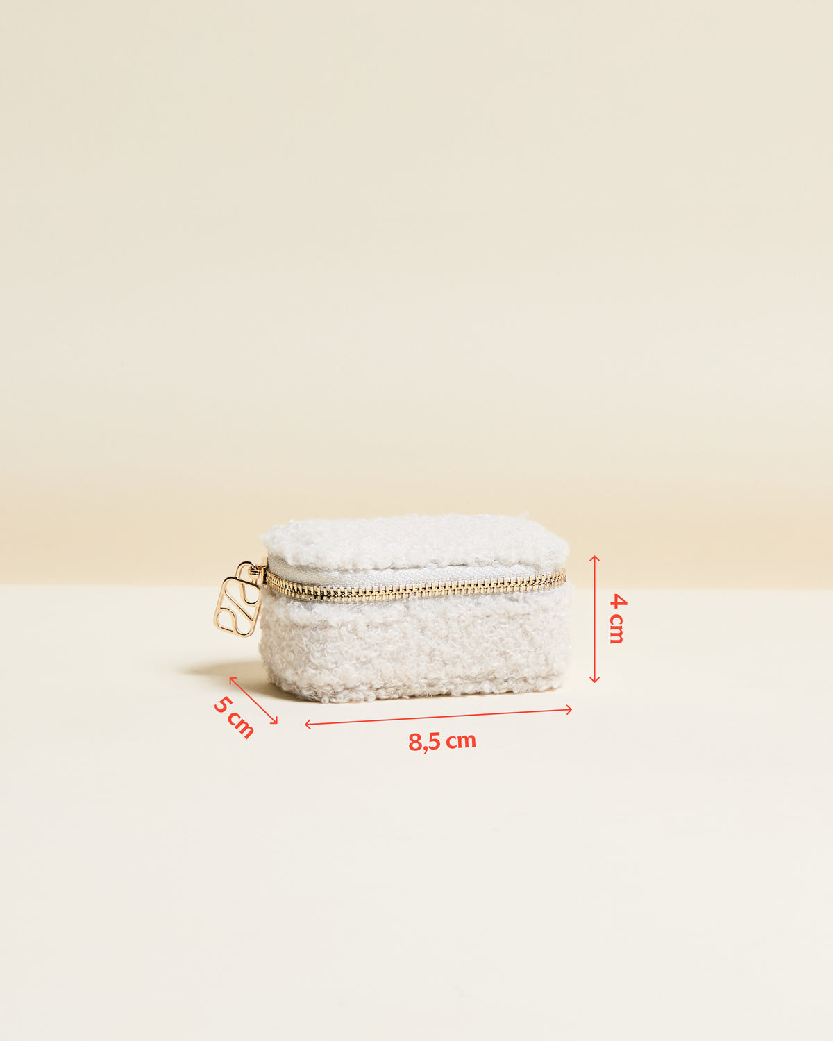 Mini-Reise-Schmuckkästchen Marie aus Bouclé