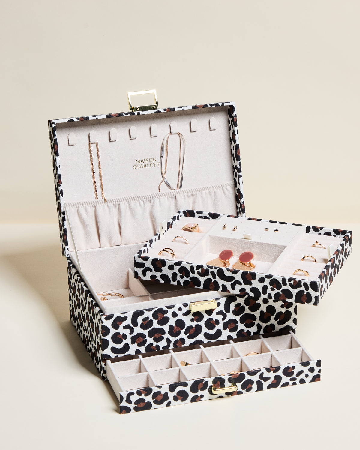 Schmuckschatulle Denise Leopard