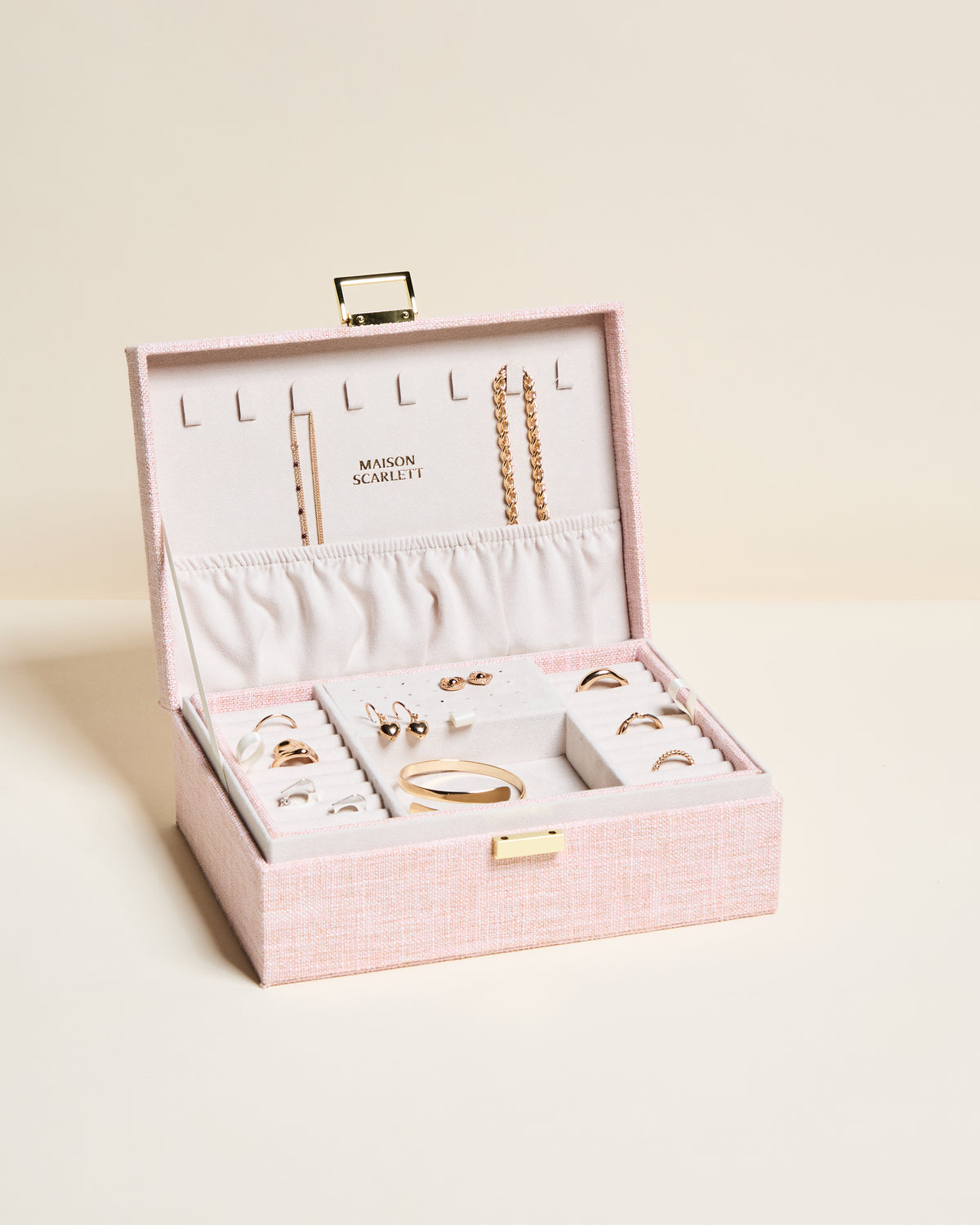 Louise Schmuckschatulle aus Leinen