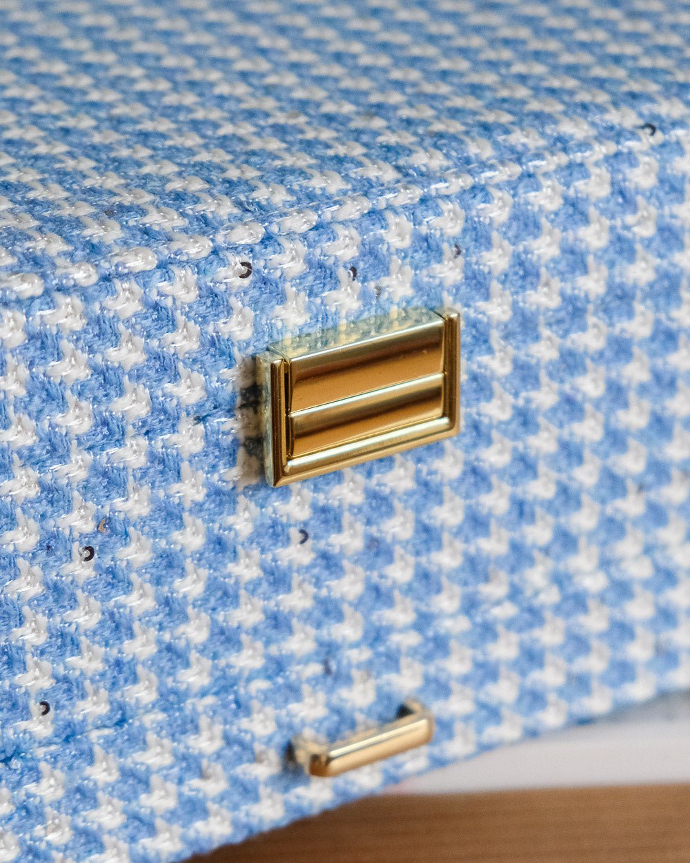 Schmuckkästchen Denise mit Hahnentritt-Muster – Outlet