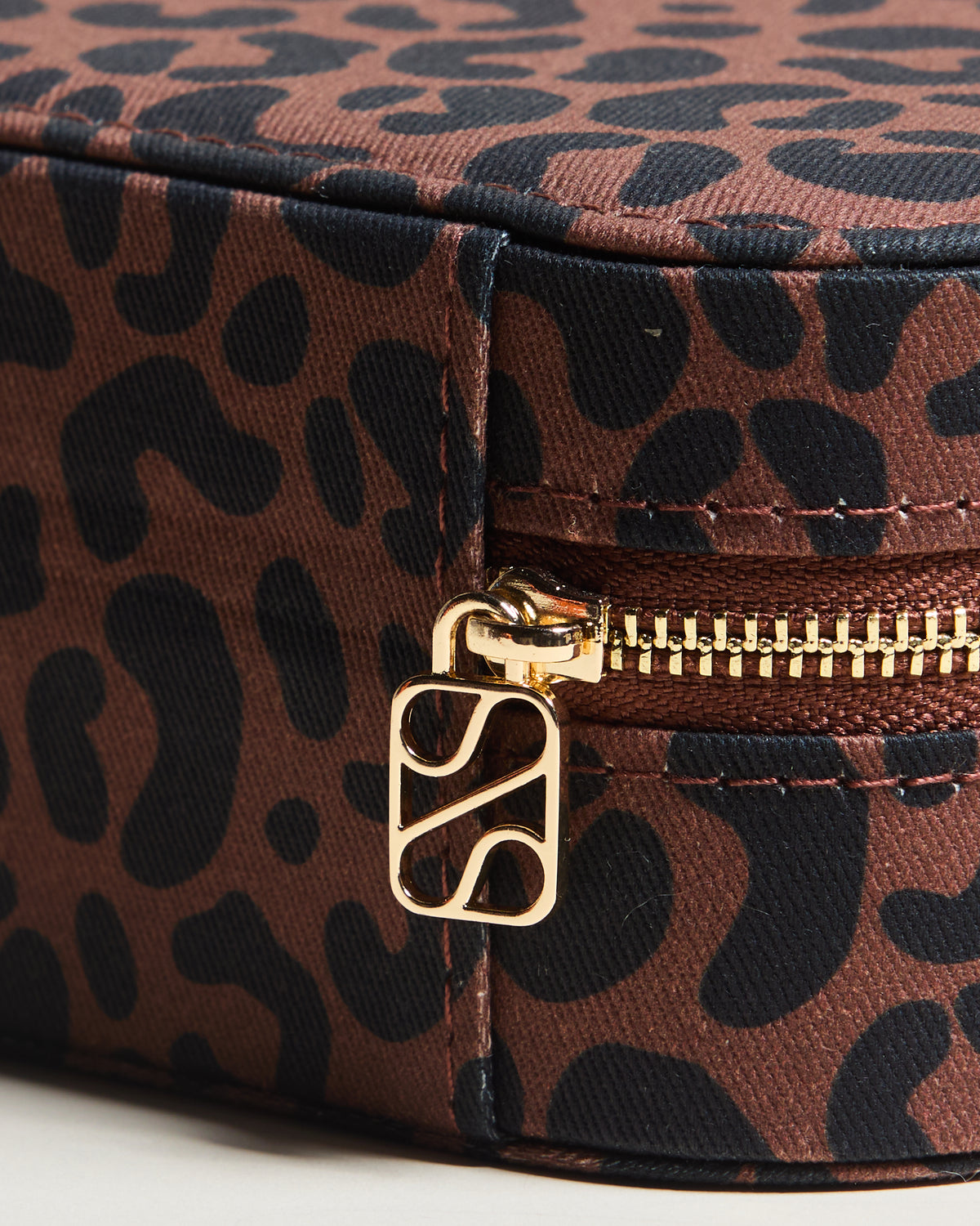 Brillenbox Joséphine mit Leopardenmuster