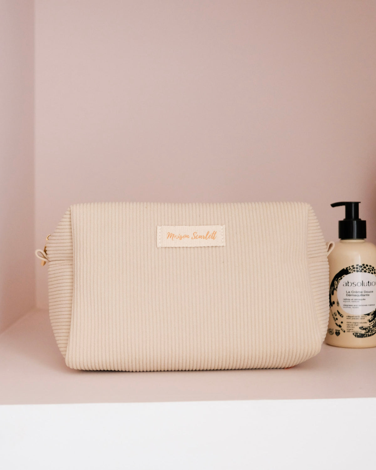 Kulturtasche Charlotte aus Cord - Outlet