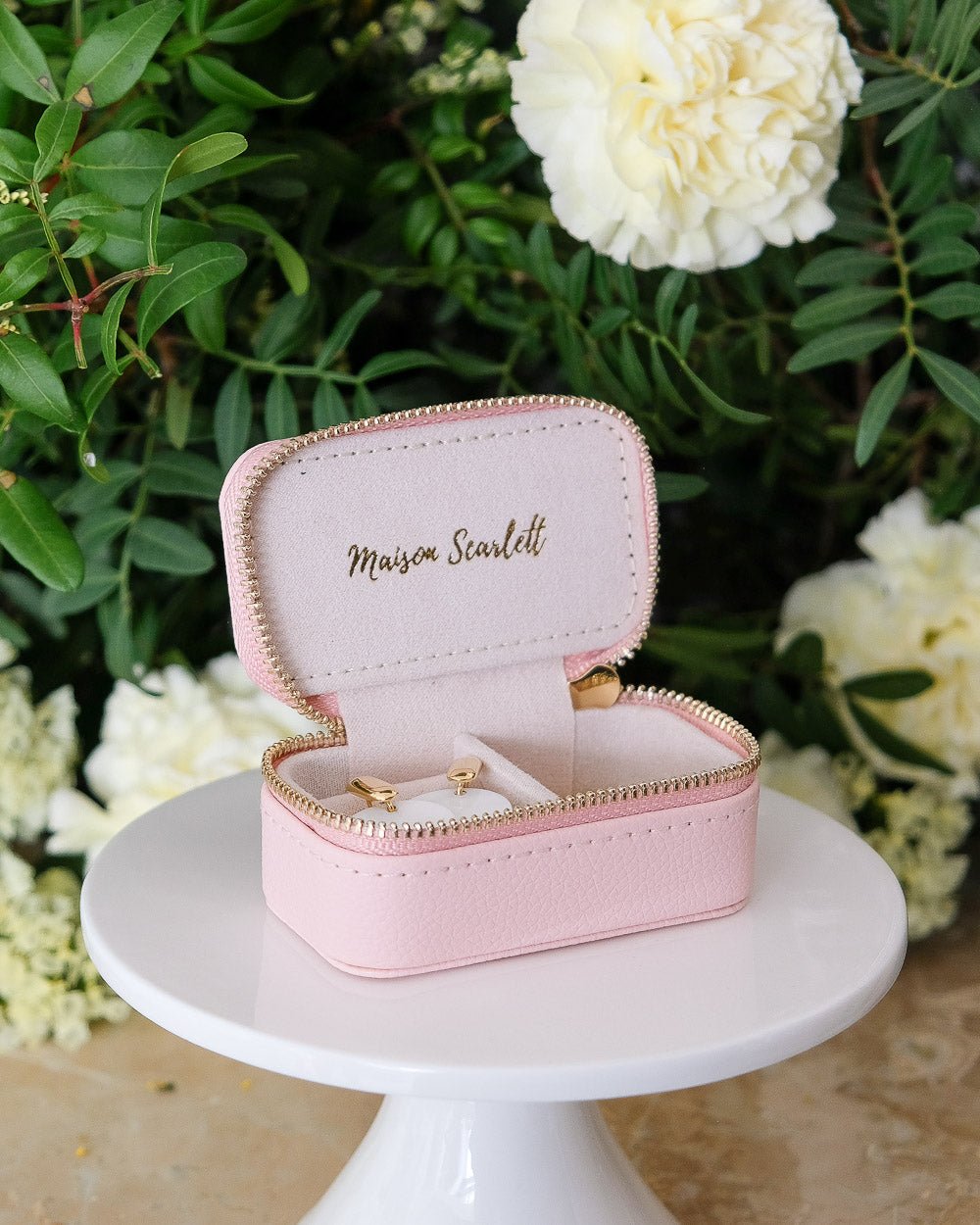 Marie Mini-Reise-Schmuckschatulle aus PU-Leder