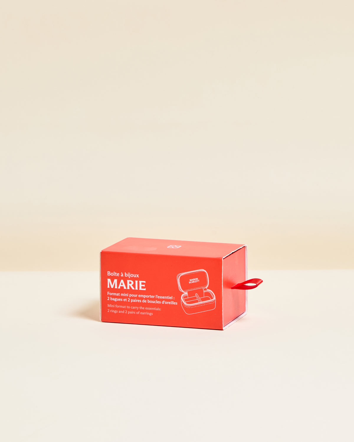 Marie Leopard Mini-Reise-Schmuckkästchen
