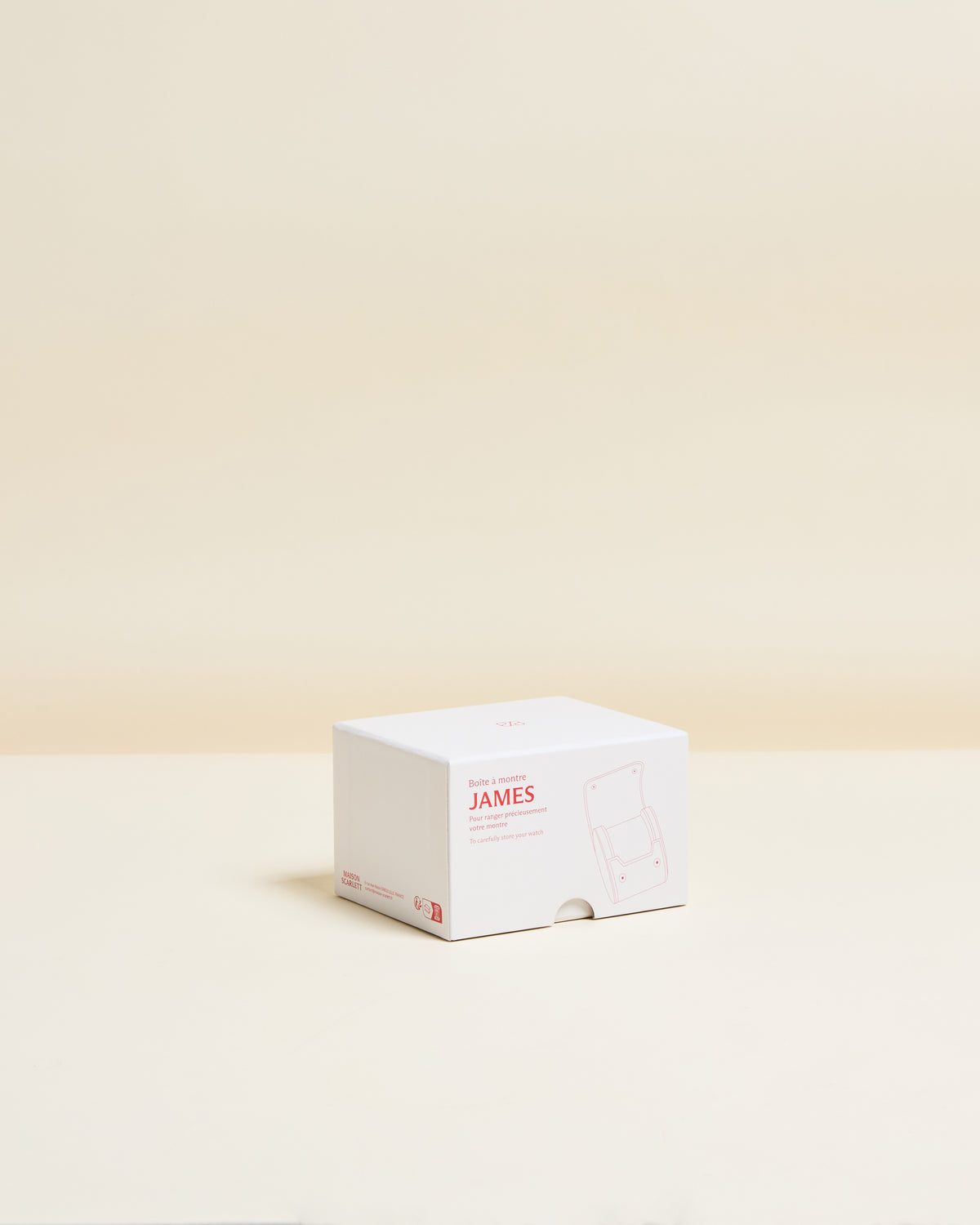 Reise-Uhrenbox James 1 Fach