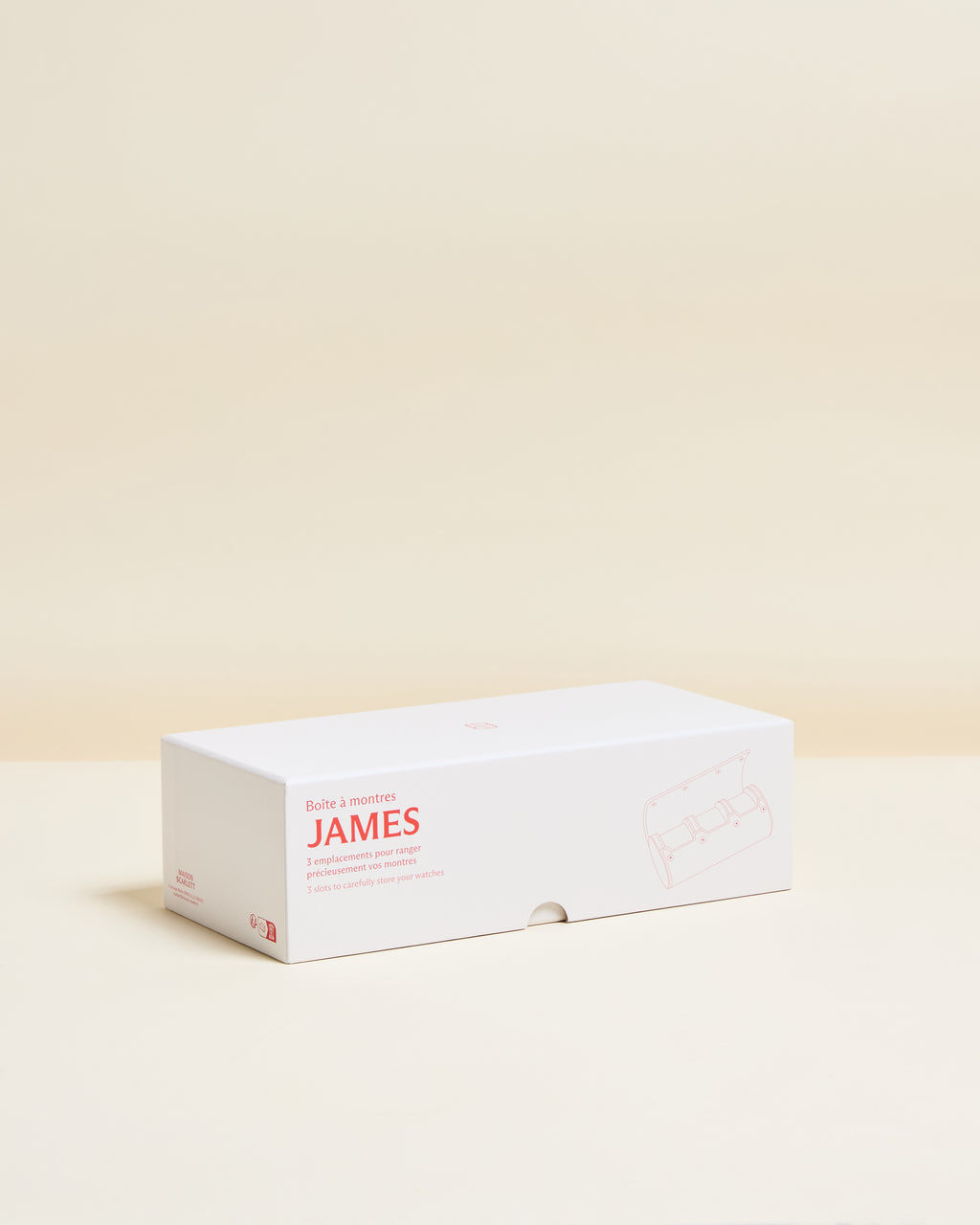 Reise-Uhrenbox James für 3 Uhren