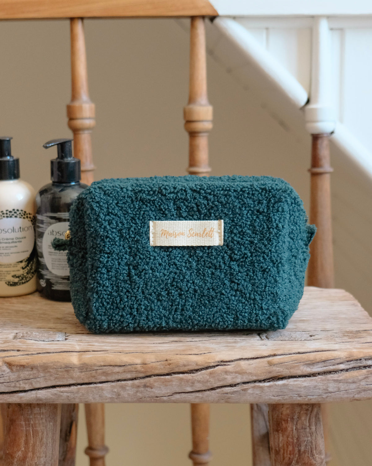 Kulturtasche Charlotte aus Teddyfell – Outlet