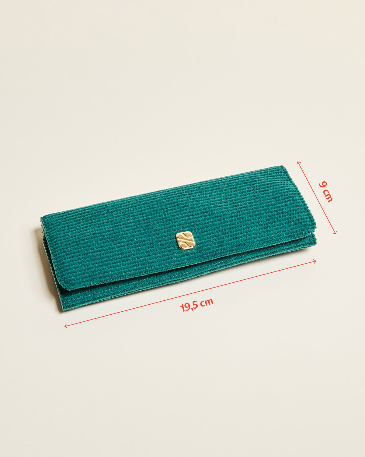 Schmucktasche Catherine aus Cord-Samt