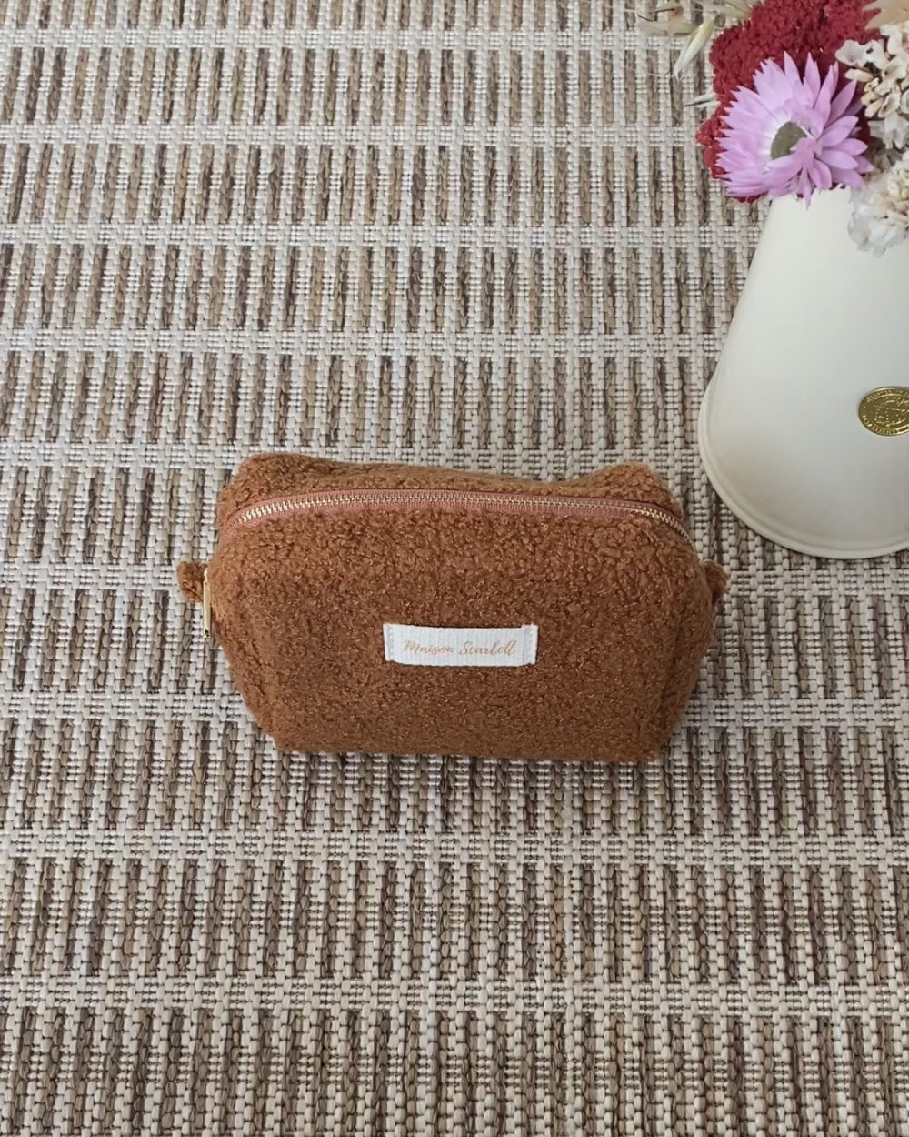 Kulturtasche Charlotte aus Cord - Outlet