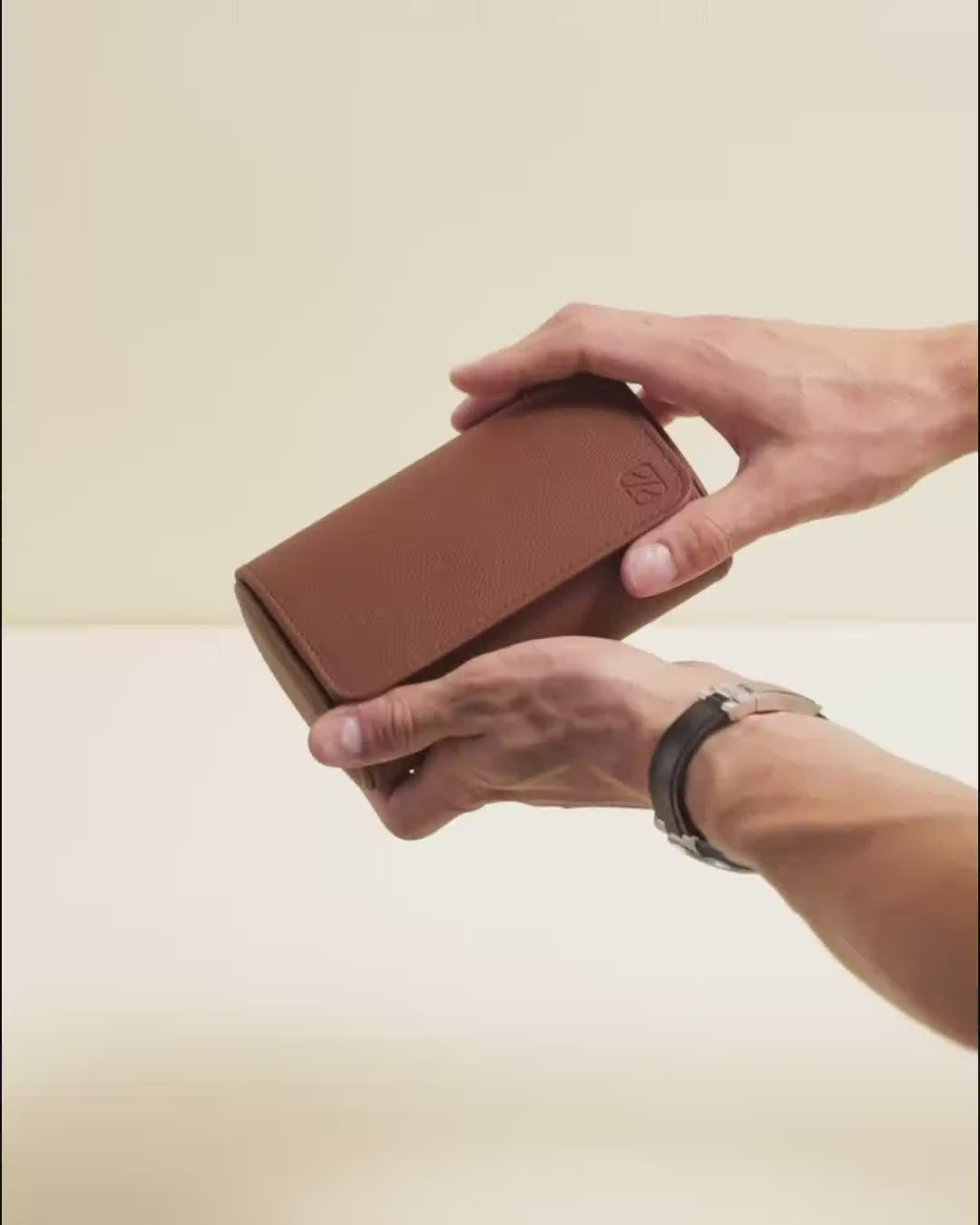 James Reise-Uhrenbox für 2 Uhren