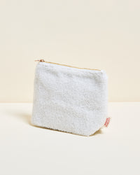 Kosmetiktasche Adélaïde aus Bouclé-Stoff