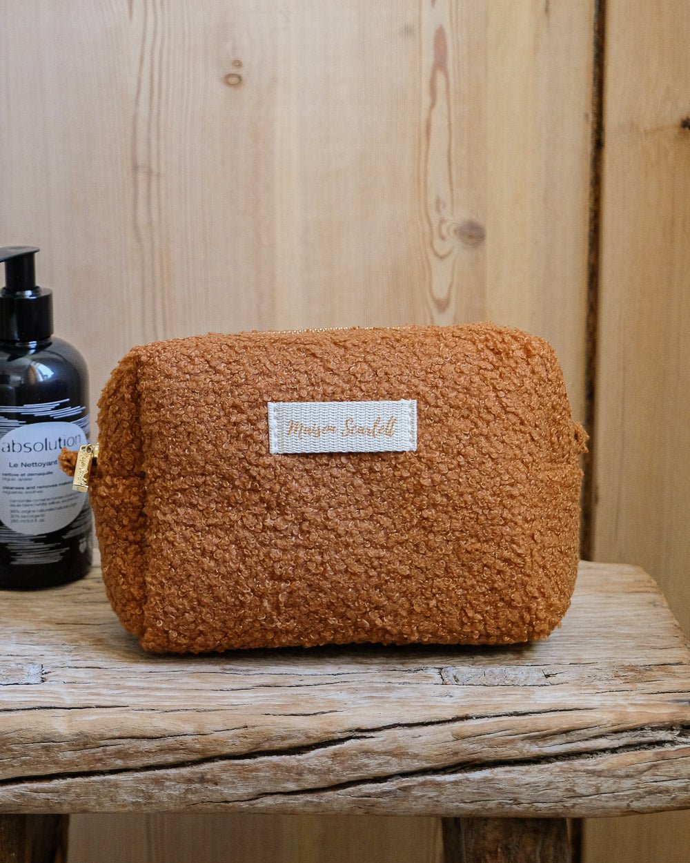 Kulturtasche Charlotte aus Teddyfell – Outlet