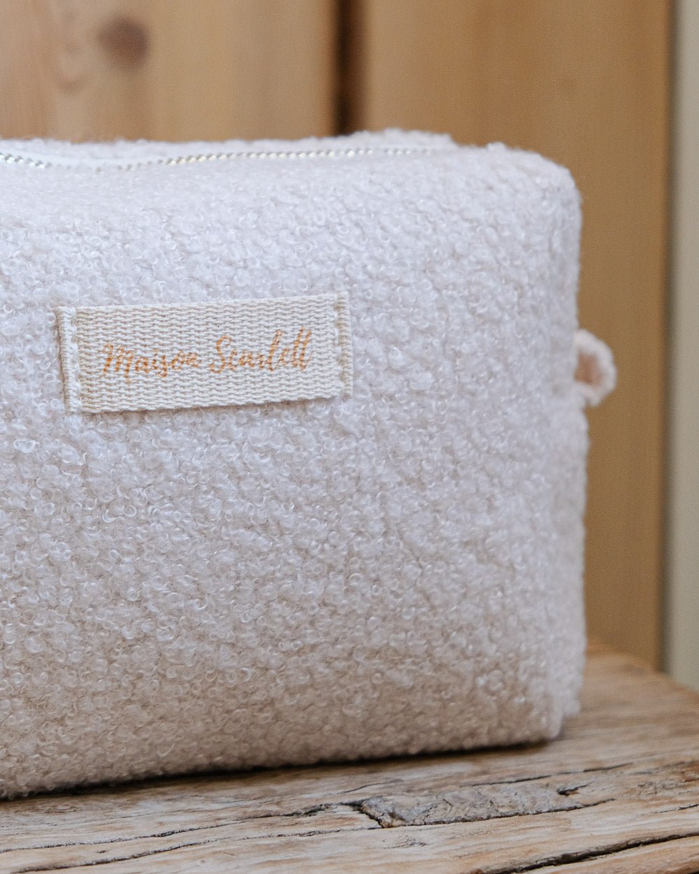 Kulturtasche Charlotte aus Teddyfell – Outlet