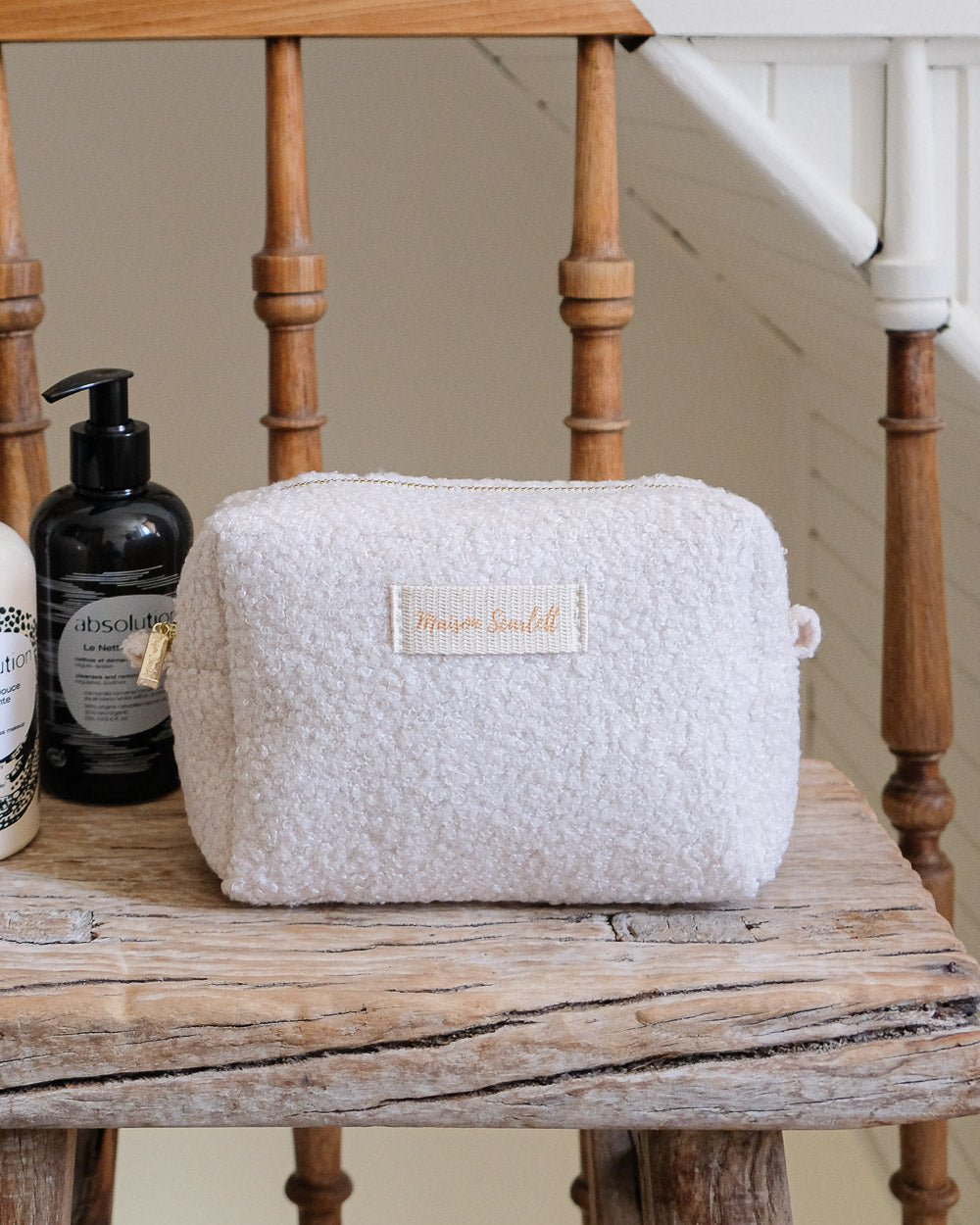 Kulturtasche Charlotte aus Teddyfell – Outlet
