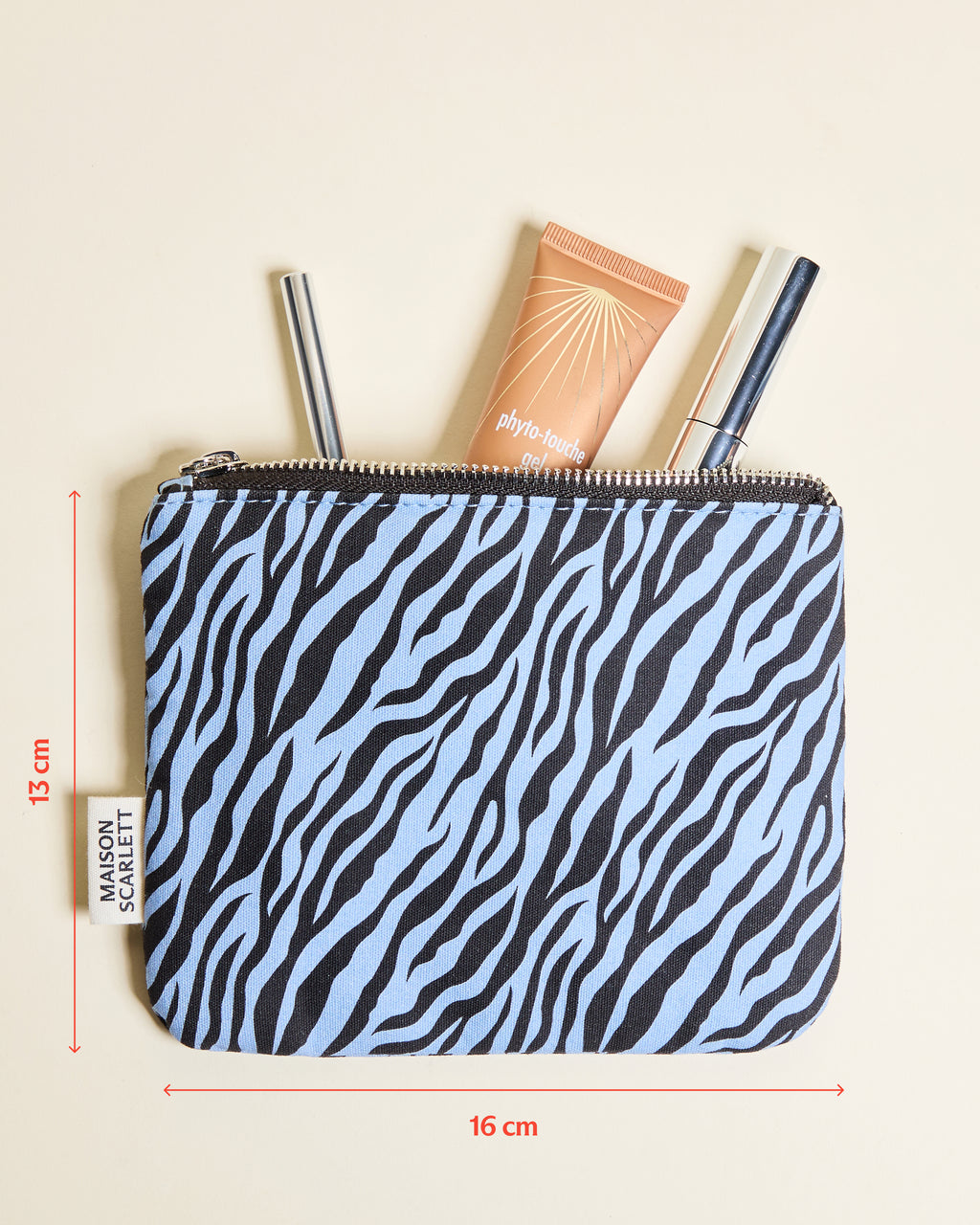 Kulturbeutel Gabrielle Zebra